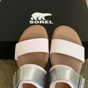 NWT Sorel in box Women's Ella III Slingback Sandal Sz 8